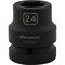 Dynamic 1" Drive Standard Socket, Black Phosphate, Tools 24MM X 1" Drive, 6 Point Standard Length D025024 - alternate 4